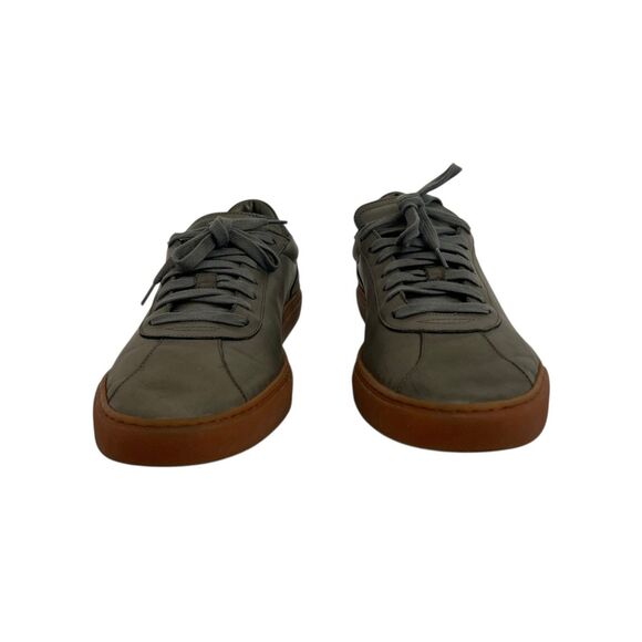 M.Gemi Leather Sneakers Mens Size 47 US 13 Gray Gum Sole Minimalist Italy main image 9